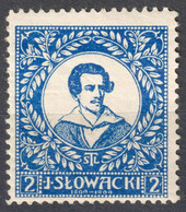 Julius Slovacki Polish Writer POET 1909 POLAND - Charity Aid Label Vignette Cinderella - STL - Other & Unclassified