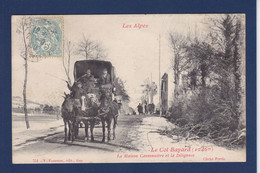 CPA [05] Hautes Alpes Le Col Bayard Courrier Attelage Circulé - Altri & Non Classificati