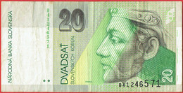 Slovaquie - Billet De 20 Korun - Pribina - 1er Juin 1995 - P20b - Eslovaquia