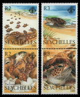 Seychellen 1988 - Mi-Nr. 657-660 ** - MNH - Schildkröten / Turtles - Seychellen (1976-...)