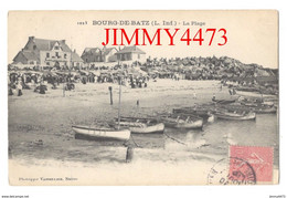 CPA - BOURG-DE-BATZ (L.-Inf.) En 1906 - La Plage ( Bien Animée ) N° 1023 - Phot. Vassellier à Nantes - Batz-sur-Mer (Bourg De B.)