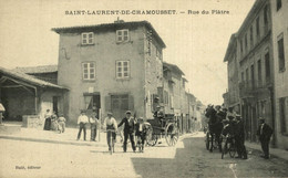 RARE SAINT LAURENT DE CHAMOUSSET RUE DU PLATRE - Saint-Laurent-de-Chamousset