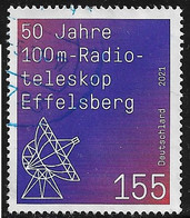 2021  50 Jahre  100m-Radioteleskop Effelsberg  (nassklebend) - Usati