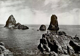 ACI TREZZA - ACI CASTELLO - DINTORNI DI ACIREALE E CATANIA - I FARAGLIONI DI ACI TREZZA - 1959 - Acireale