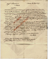 De Vannes  1827 Pour Bourcard (Burckhardt Suisse Bale)  à Nantes NEGRIER TRAITE NEGRIERE  NEGOCE COMMERCE SUCRE - Documents Historiques