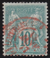 France   .   Y&T    .    76  (2 Scans)     .     O    .      Oblitéré   .    /    .   Cancelled - 1876-1898 Sage (Type II)