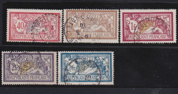 France   .   Y&T    .   119/123     .     O    .      Oblitéré   .    /    .   Cancelled - Used Stamps