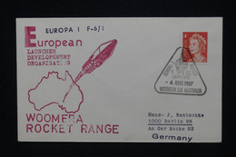 AUSTRALIE - Enveloppe Par Fusée En 1967 - L 119153 - Cartas & Documentos