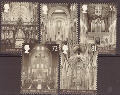 Great Britain - Gran Bretagna 2008 Cattedrali Un#3119 Selezione 5v MNH/** Vededre Scansione - Unused Stamps
