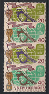 NOUVELLES HEBRIDES - 1966 - N°Yv. 235 à 238 - Football - Série Complète - Neuf Luxe ** / MNH / Postfrisch - Unused Stamps