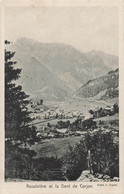 Rossinière Et La Dent De Corjon 1920 - Rossinière