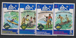 NOUVELLES HEBRIDES - 1975 - N°Yv. 410 à 413 - Jamboree - Série Complète - Neuf Luxe ** / MNH / Postfrisch - Unused Stamps
