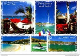 SAINT MARTIN SINT MAARTEN WEST INDIES ORIENT BAY OYSTER POUND 6 VUES 1 CARTE  2001 - Saint Martin