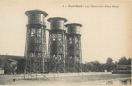 PORT SAÏD - Les Réservoirs D'eau Douce. - Water Towers & Wind Turbines