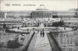 BRUXELLES - Jardin Botanique - Oblitération De 1910 - Phototypie Préaux Frères à Ghlin - Forêts, Parcs, Jardins