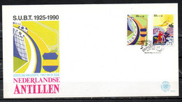 ANTILLES NEERLANDAISES. N°873-4 De 1987 Sur Enveloppe 1er Jour (FDC). Drogue/Tabac/Alcool. - Drogue