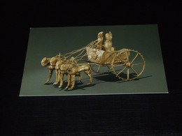 44302-               EGYPT, GOLD MODEL OF CHARIOT / THE BRITISH MUSEUM / ART - Guiza