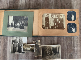 Ancien Album Photo Années 20 - Famille De Savoie - Photos Chamonix Somme Rouen Ailly Voiture Attelage Robe Mariage Etc.. - Altri & Non Classificati