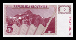 Eslovenia Slovenia 5 Tolarjev 1990 Pick 3 SC UNC - Slovenië