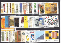 Lot De 33 Timbres Neufs** Grand Format à 6,70 F Ou 1,02 € - Sous Faciale - 50% - Unused Stamps