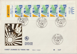 France FDC Grand Format 1990 Journée Du Timbre BC2640A - 1990-1999