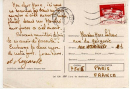 Timbre , Stamp " Art Populaire " Sur Cp , Carte , Postcard  Du 24/02/89 - Briefe U. Dokumente