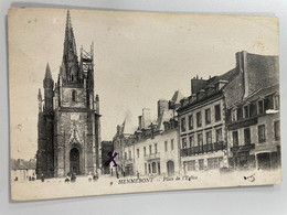 Delcampe - CPA - 56 - HENNEBONT - Place De L' Eglise - Hennebont