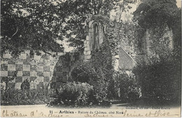 95  Arthies -  Ruines Du Chateau  Cote Nord - Arthies