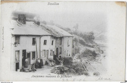 BOUILLON , Le BERCEAU ..-- Très ANCIENNES MAISONS Des PECHEURS . 1906 Vers ANVERS ( Melles PHILIPPE ) . Voir Verso . - Bouillon