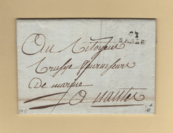 Sable - 71 - Sarthe - Courrier De L An 7 - 1801-1848: Precursors XIX