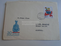 D189675  Hungary  Cover 1978   30 éves Az úttörővasút  -30 Years Anniversary Of Pioneer Railway   -train - Briefe U. Dokumente