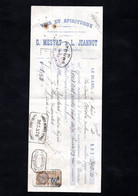 LE BLANC (Indre) - Lettre De Change 1931 -Vins Et Spiritueux - G. MESTAT & L. JEANNOT - Bills Of Exchange