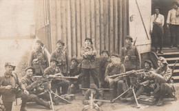 BARCELONNETTE  - Un Groupe Du 11ème Bataillon De Chasseurs Alpins Qui Pose   ( Carte Photo  ) - Barcelonnetta