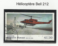 GROENLAND ANNEE 2014 N° 654 Oblitéré Hélicoptère - Usati