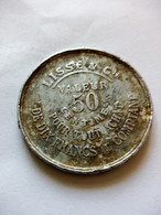 Monnaie De Nécessité  50 CENT  Lisse & Cie, Chaumont (52, Haute-Marne), - Monetari / Di Necessità