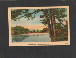 111927        Stati  Uniti,  Greetings  From  Fulton,  N. Y.,  NV - Parks & Gardens