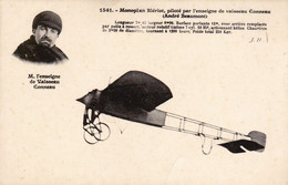 LE MONOPLAN BLERIOT PILOTE PAR L'ENSEIGNE DE VAISSEAU CONNEAU ANDRE BEAUMONT AVIATION - Airmen, Fliers