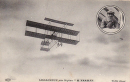 AVIATION .......BIPLAN FARMAN PILOTE PAR LEGAGNEUX - ....-1914: Précurseurs