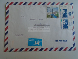 D189688  ISRAEL Cover 1991 -  Sent To Hungary - Lettres & Documents