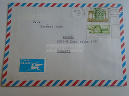 D189690  ISRAEL Cover   1990 - Zefat    Sent To   Perbál, Hungary - Storia Postale