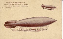Dirigeable ' Ville De Paris' - Zeppeline