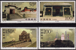 China 1997-20 Historic Relics Of Macao MNH - Neufs