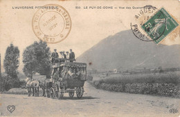 CPA 63 LE PUY DE DOME VUE DES QUATRE ROUTES - Andere & Zonder Classificatie