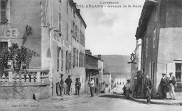 CPA 63 ARLANC AVENUE DE LA GARE - Autres & Non Classés