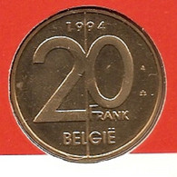 20 Frank 1994 Vlaams * Uit Muntenset * FDC - 20 Francs