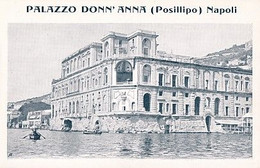 PALAZZO DONN' ANNA  HOTEL PENSION        NAPOLI         PUBLICITE AU VERSO - Napoli (Napels)