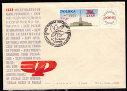 INTERNATIONAL FAIRS MESSEN FOIRES POZNAN POLAND  POLEN POLOGNE 1966 COVER - Autres & Non Classés