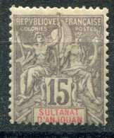 Sultanat D'Anjouan        15 * - Unused Stamps