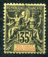 Sultanat D'Anjouan        17 * - Unused Stamps