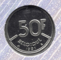 50 Frank 1991 Frans * Uit Muntenset * FDC - 50 Francs